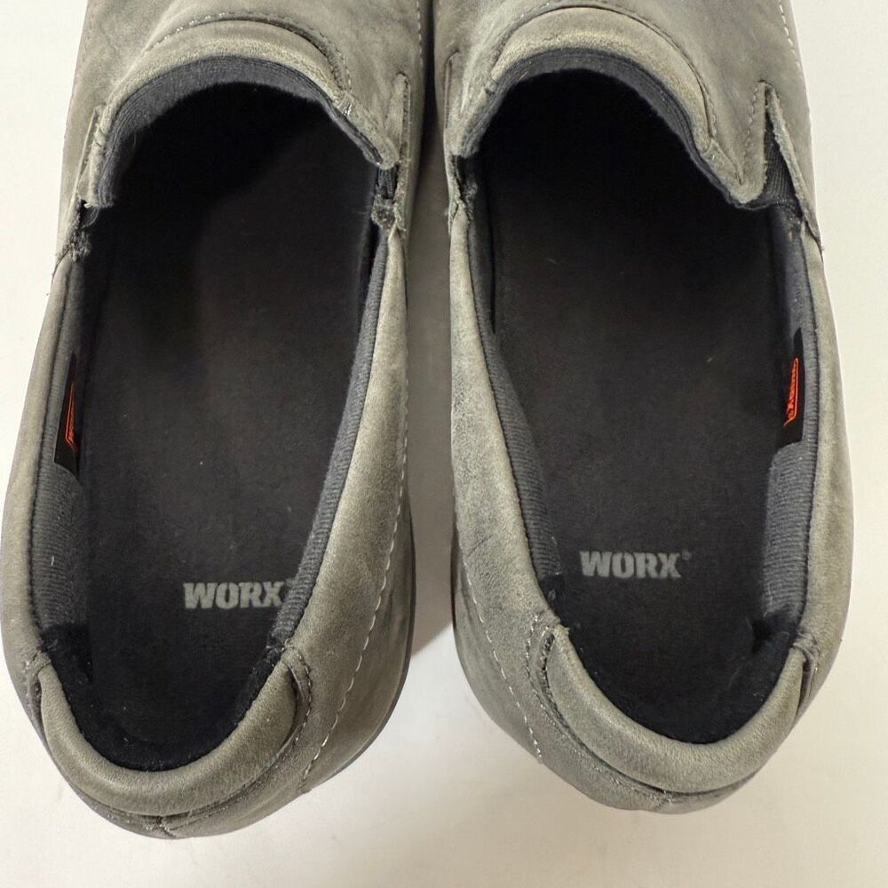Worx by Red Wing Women 5112 Steel Toe Gray Slip On Work Safety Shoes Size 9 Wide - Picture 5 of 7
